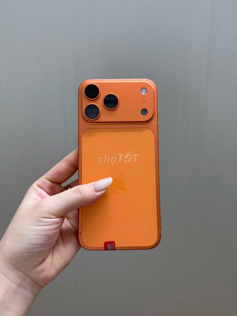 iPhone 17 Pro Max 256GB pin 100% màu cam zin đẹp. Mua bán Điện thoại tại Quận Cầu Giấy Hà Nội được đăng bởi Henry Shop hình 1