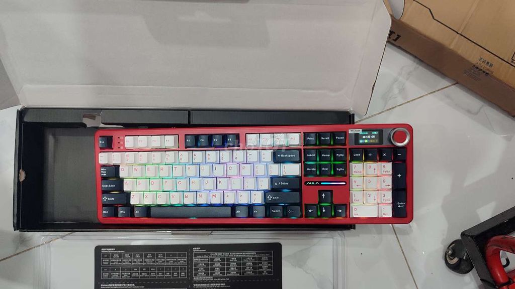 Bàn phím cơ AULA F108 Pro. Mua bán Phụ kiện (Màn hình, Chuột...) tại Thị xã Gò Công Tiền Giang được đăng bởi Thanh Tuyền Nguyễn Thị hình 1