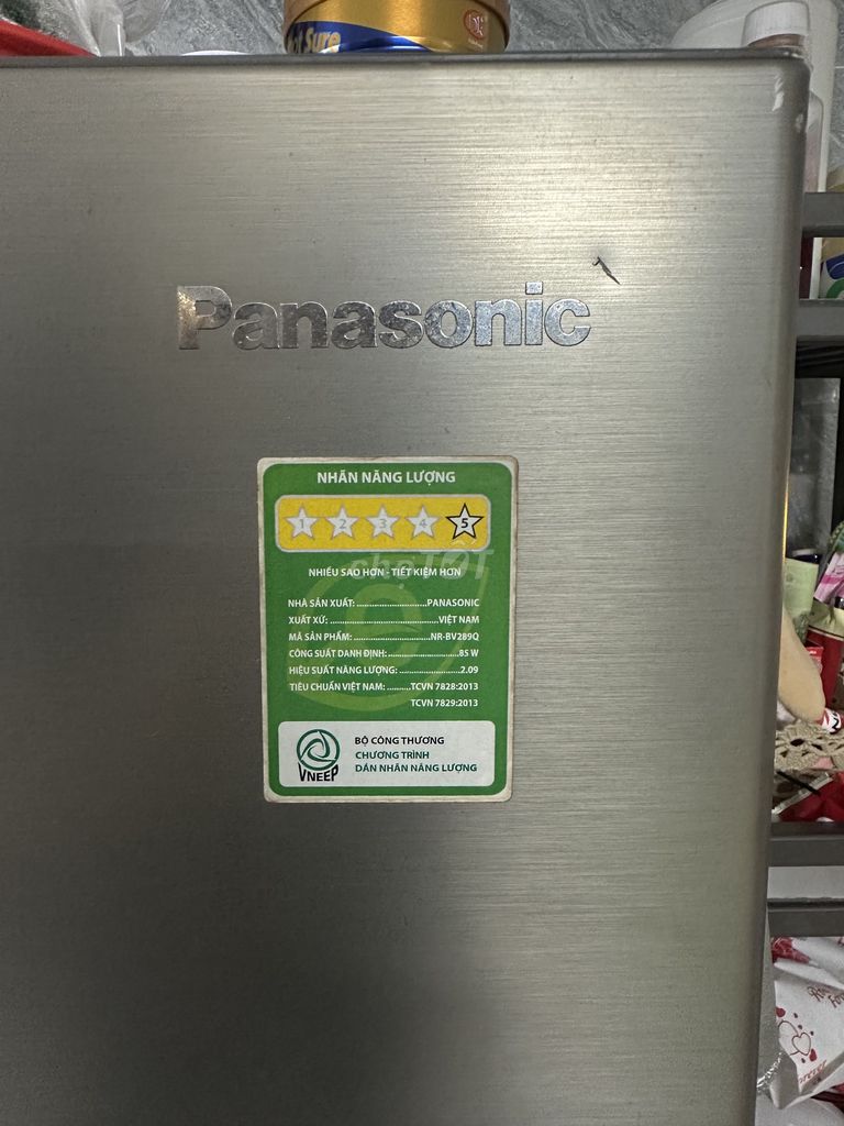 Tủ lạnh Panasonic NR-BV280QSVN 255L. Mua bán Tủ lạnh tại Quận Sơn Trà Đà Nẵng được đăng bởi Đỗ Nghĩa hình 1