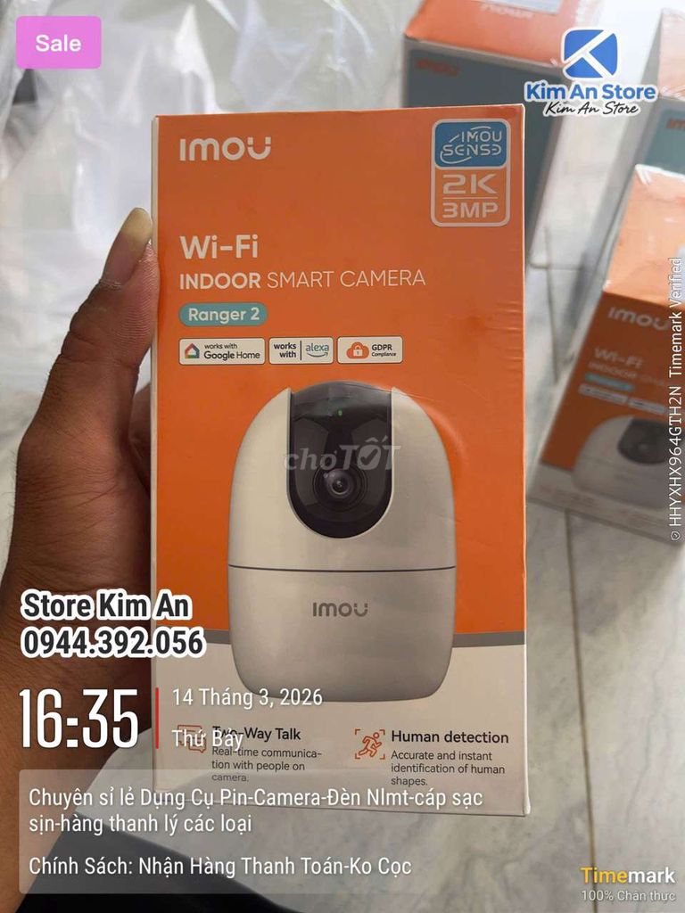 Camera Imou Ranger 2 2K 3MP. Mua bán Máy ảnh, Máy quay tại Thành phố Sóc Trăng Sóc Trăng được đăng bởi Store Hời Ghê hình 1