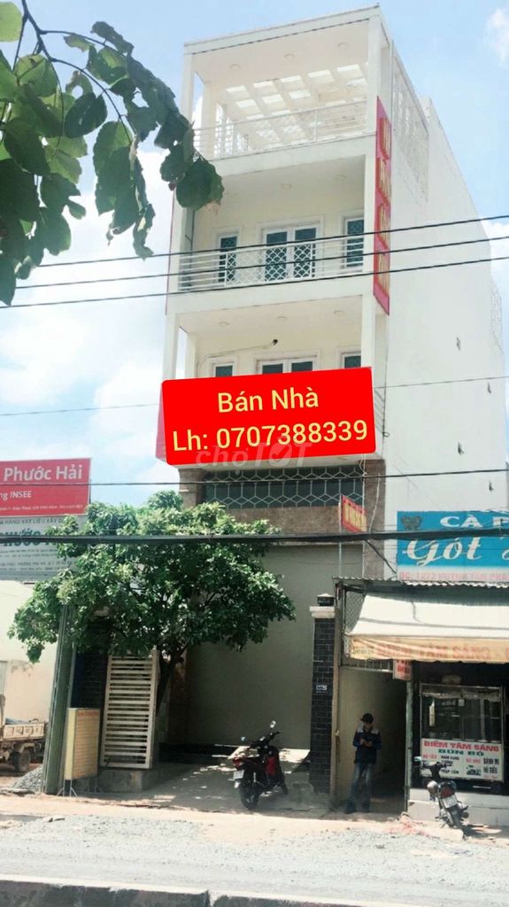 Nhà 4l Mt Huỳnh Tấn Phát.Q.7. Dt 5x25m.Giá 21 tỷ