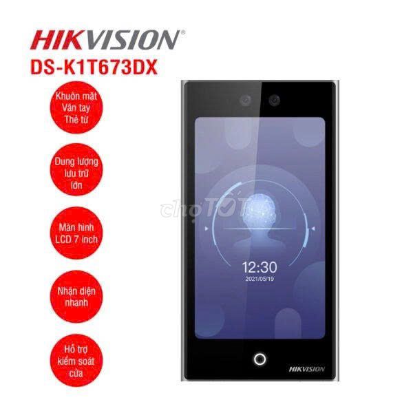 Máy chấm công Hikvision DS-K1T673DX 7 inch. Mua bán Đồ dùng văn phòng tại Quận 8 Tp Hồ Chí Minh được đăng bởi DUY HẰNG hình 1
