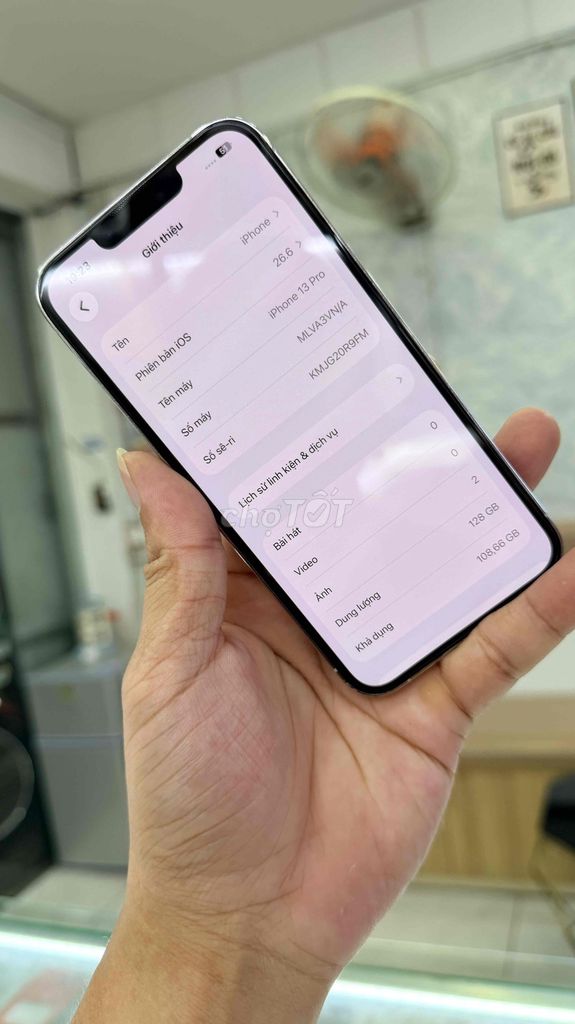 Apple iPhone 13 Pro 128GB Trắng 87%. Mua bán Điện thoại tại Quận Bình Thạnh Tp Hồ Chí Minh được đăng bởi Phan Luận hình 1