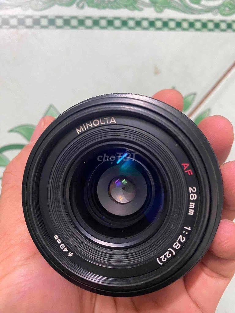 Ống kính Minolta 28/2.8 AF Sony A Đen. Mua bán Máy ảnh, Máy quay tại Quận Bình Thạnh Tp Hồ Chí Minh được đăng bởi Nguyen Nguyen hình 1
