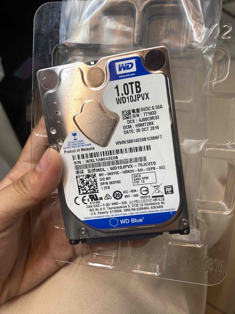 Ổ CỨNG LAPTOP HDD 1TB NEW TRÔI BH