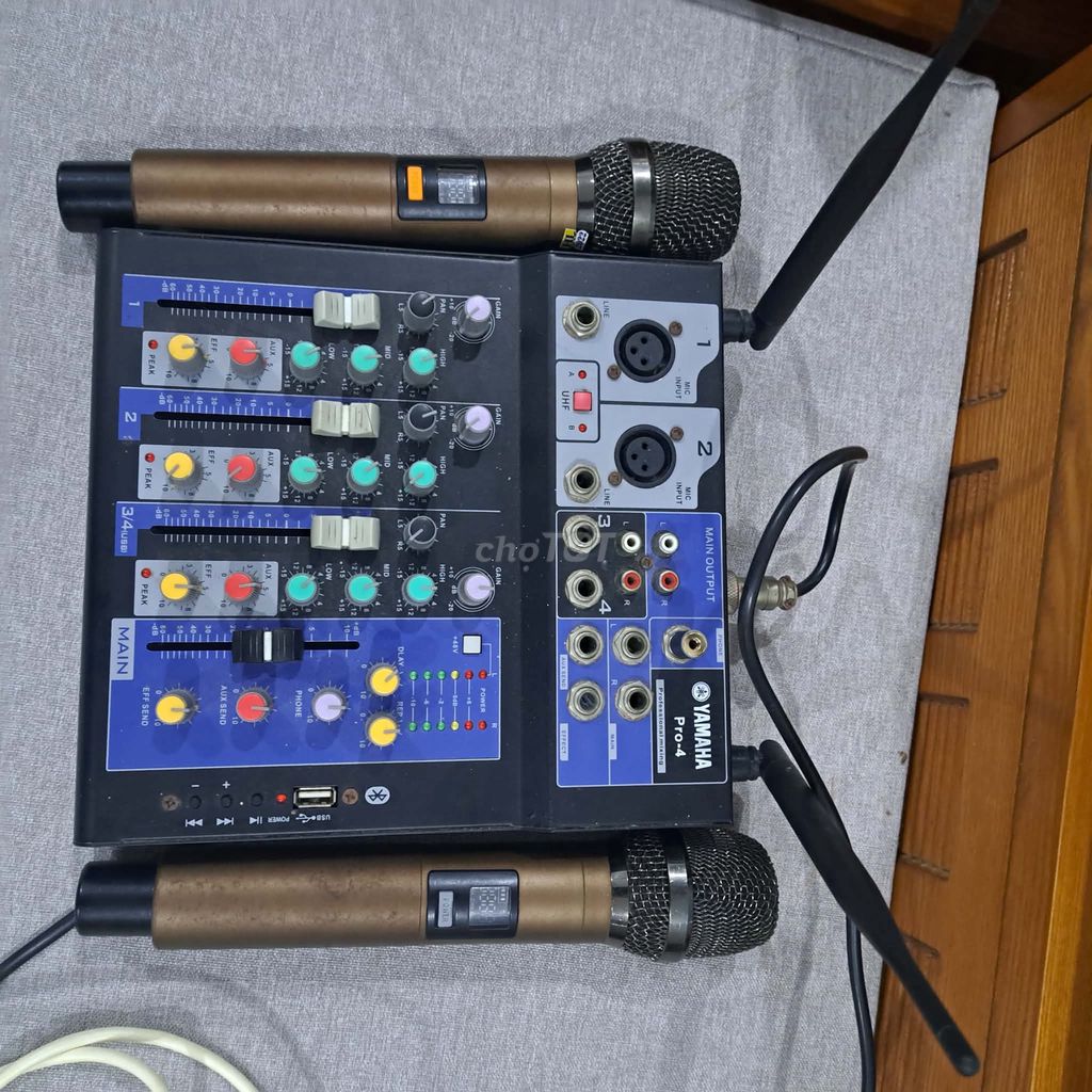 Mixer Yamaha Pro-4 Đen. Mua bán Tivi, Âm thanh tại Huyện Hàm Thuận Nam Bình Thuận được đăng bởi thông trương hình 1