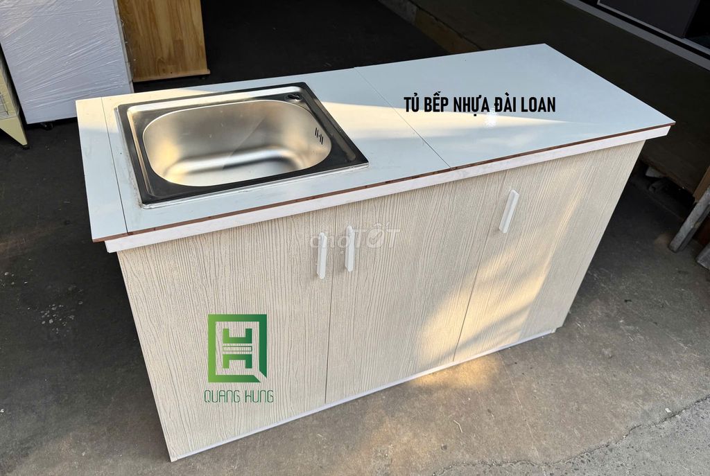 TỦ BẾP NHỰA ĐÀI LOAN=-=TỦ BẾP NHỰA==TỦ BẾP NHỰA-TỦ. Mua bán Tủ, kệ gia đình tại Quận 5 Tp Hồ Chí Minh được đăng bởi NỘI THẤT NHÀ XINH hình 1