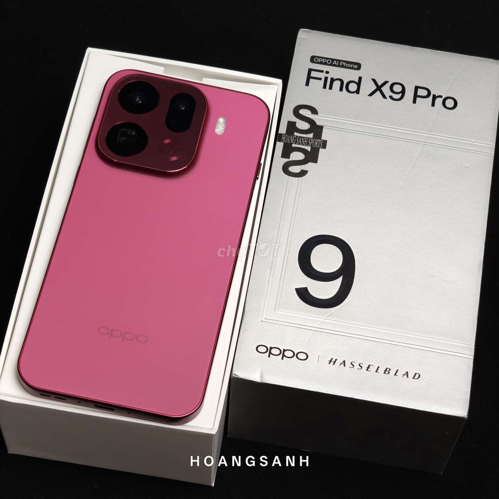Oppo Find X9 Pro 512GB Đỏ Chính Hãng BH 02/2028. Mua bán Điện thoại tại Quận 11 Tp Hồ Chí Minh được đăng bởi HOÀNG SANH SPORTS hình 1