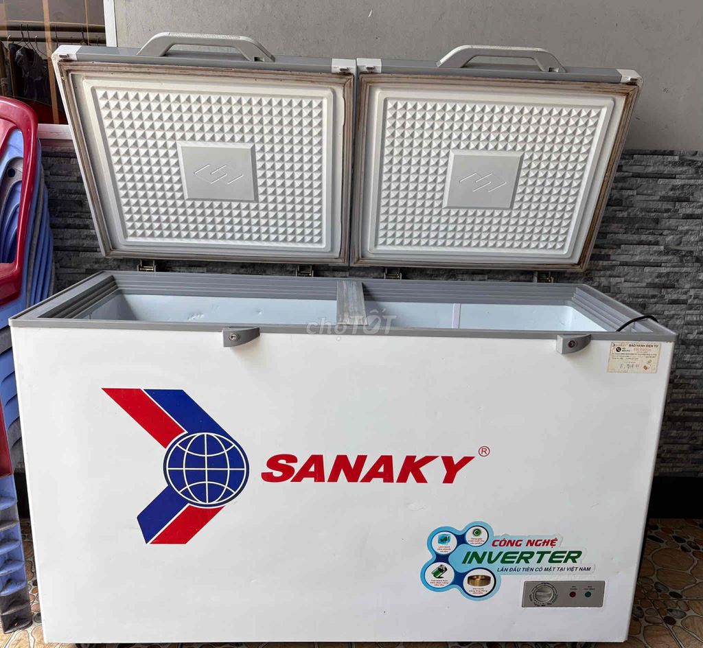 Tủ đông Sanaky Inverter 305L Trắng. Mua bán Tủ lạnh tại Thành phố Rạch Giá Kiên Giang được đăng bởi Hào Minh hình 1