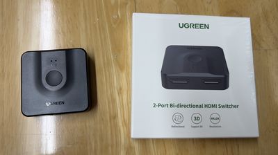 Ugreen Switch HDMI 2 to 1 4K 60Hz (mới 99%)