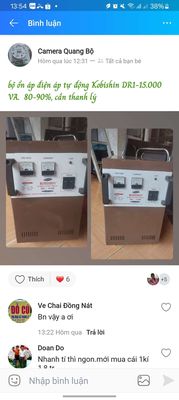 Ổn áp Kobishin DR1-15000 VA. Mua bán Đồ chuyên dụng, Giống nuôi trồng tại Thành phố Gia Nghĩa Đắk Nông được đăng bởi Bo Quang
