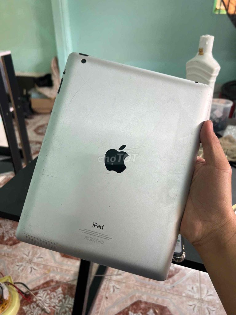 ipad 4, bảng 16g, nứt tí kính, 590k