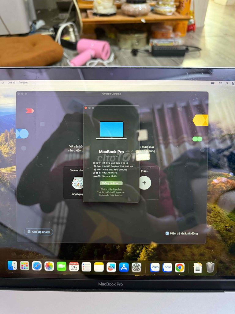 Apple MacBook Pro 15 inch 16GB/256GB. Mua bán Laptop tại Quận 12 Tp Hồ Chí Minh được đăng bởi Nguyễn Hùng hình 1