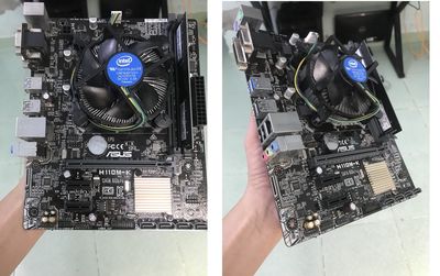 Combo nguyên rin asus h110 core i3 7100 8gb