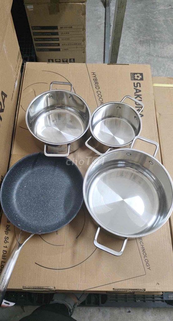 Thanh Lý - Bộ nồi Elmich Trimax Classic. Mua bán Dụng cụ nhà bếp tại Quận Tân Bình Tp Hồ Chí Minh được đăng bởi Lê Hữu Bảo Việt hình 1