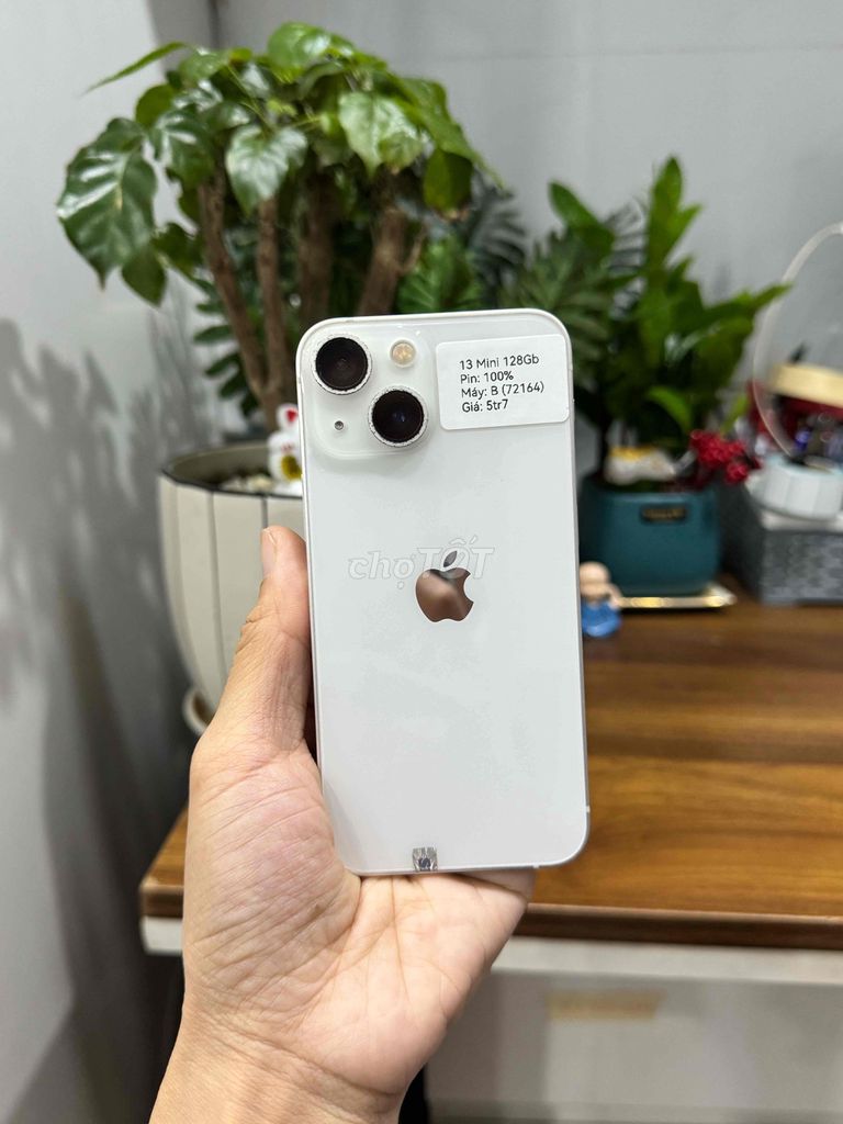 iphone 13 Mini 128Gb Quốc tế Trắng P100 Zin Đẹp 98. Mua bán Điện thoại tại Huyện Hóc Môn Tp Hồ Chí Minh được đăng bởi Nguyễn Thu hình 1