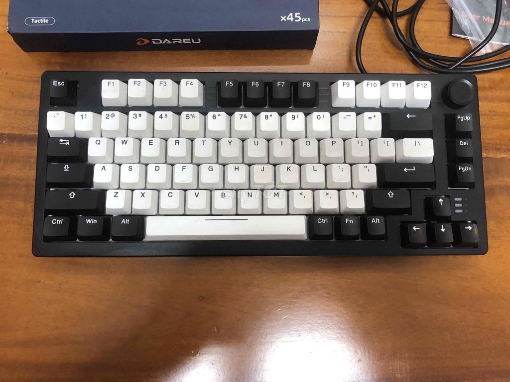 Bàn phím cơ Dareu EK75 Pro Đen trắng. Mua bán Phụ kiện (Màn hình, Chuột...) tại Thành phố Vị Thanh Hậu Giang được đăng bởi Đạt   hình 1