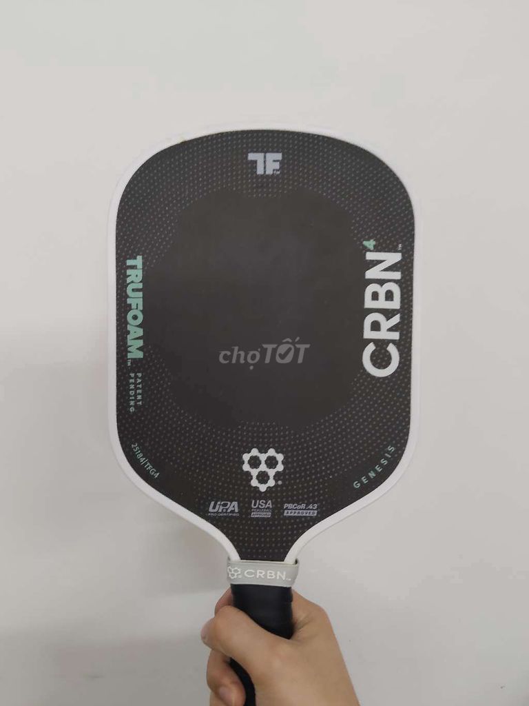 Vợt Pickleball CRBN CRBN2 Carbon Đen Trắng. Mua bán Đồ thể thao, Dã ngoại tại Quận Tân Bình Tp Hồ Chí Minh được đăng bởi Khánh hình 1