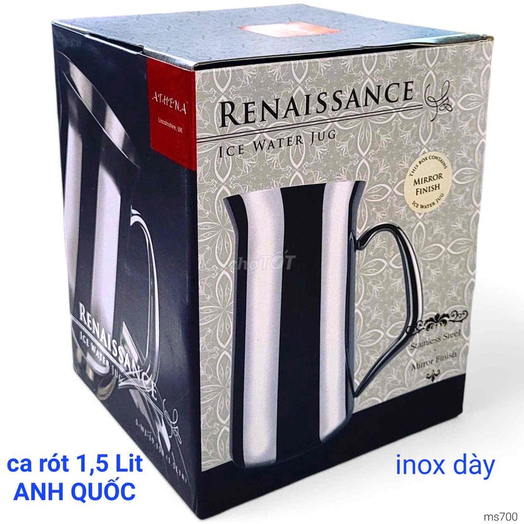 Ca rót Athena Renaissance. Mua bán Dụng cụ nhà bếp tại Thành phố Rạch Giá Kiên Giang được đăng bởi Đức Bảo Trần hình 1