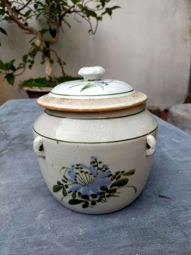 Niễn cổ Vạn Ninh Gốm sứ Men xanh Hoa nhị thái. Mua bán Đồ sưu tầm, đồ cổ tại Huyện Đan Phượng Hà Nội được đăng bởi Bùi Mạnh Thắng  hình 1