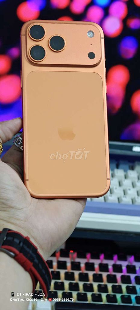 Apple iPhone 17 Pro Max 256GB Vàng đồng Đã sử dụng. Mua bán Điện thoại tại Quận Tân Bình Tp Hồ Chí Minh được đăng bởi Hùng hình 1