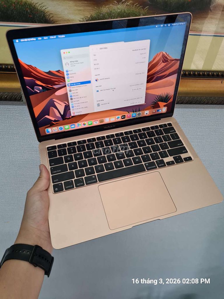 MACBOOK AIR M1 8GB/256GB SẠC 50 LẦN. Mua bán Laptop tại Quận Hải Châu Đà Nẵng được đăng bởi VICTOR VŨ hình 1