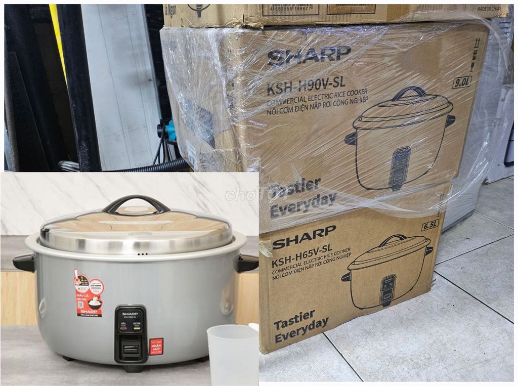 Nồi cơm điện Sharp KSH-H90V-SL 9L MỚI NGUYÊN THÙNG. Mua bán Bếp, lò, đồ điện nhà bếp tại Quận 3 Tp Hồ Chí Minh được đăng bởi Thảo Ly hình 1