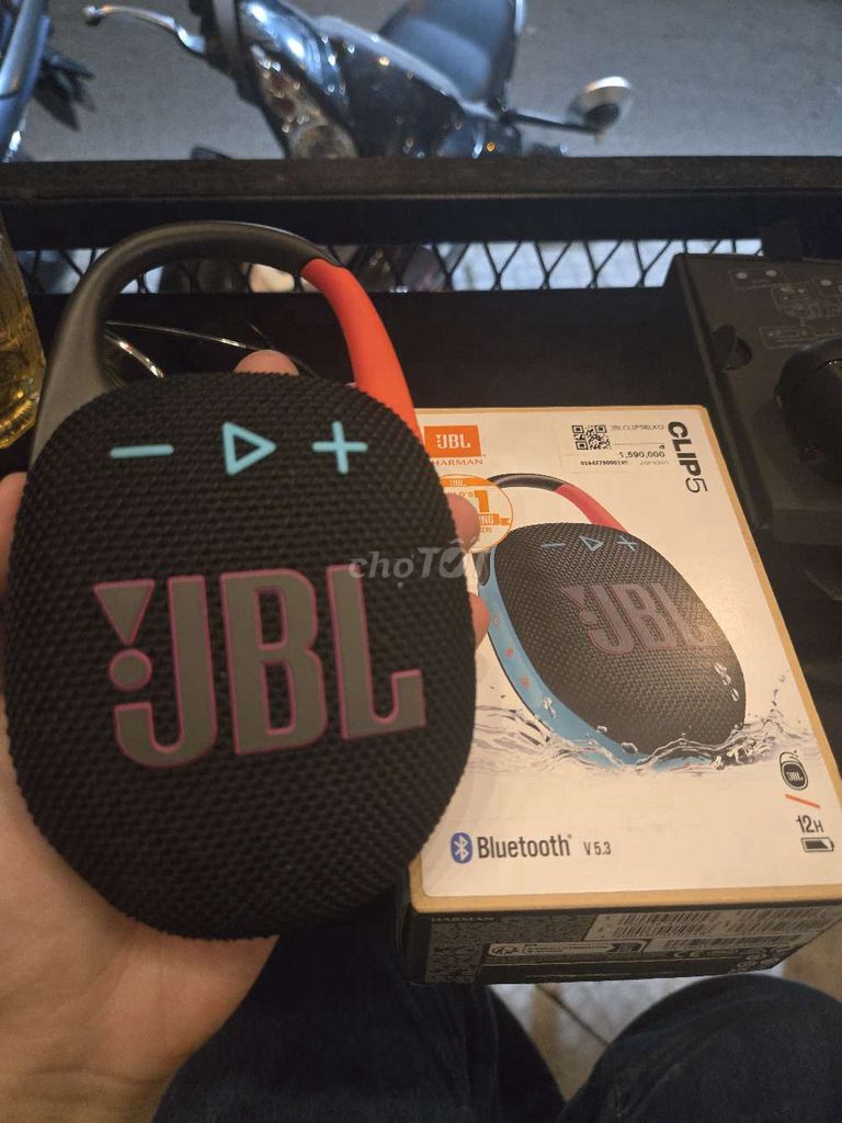 Loa JBL clip 5 chính hãng VN fullbox. Mua bán Tivi, Âm thanh tại Quận Ninh Kiều Cần Thơ được đăng bởi Tài Audio  hình 1