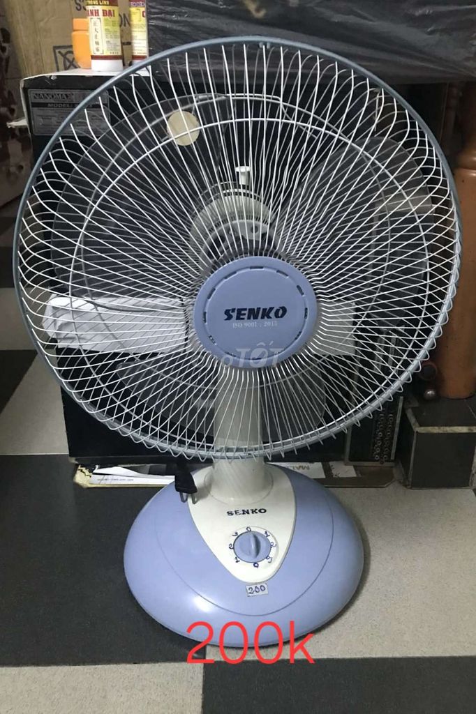 Quạt điện Senko Xanh Đen. Mua bán Quạt tại Quận 5 Tp Hồ Chí Minh được đăng bởi Thanhthy hình 1