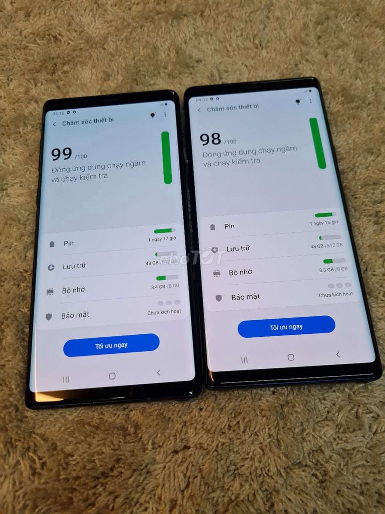 Galaxy Note9 màu Xanh xx Hàn 8/512gb sd 2sim màn😍