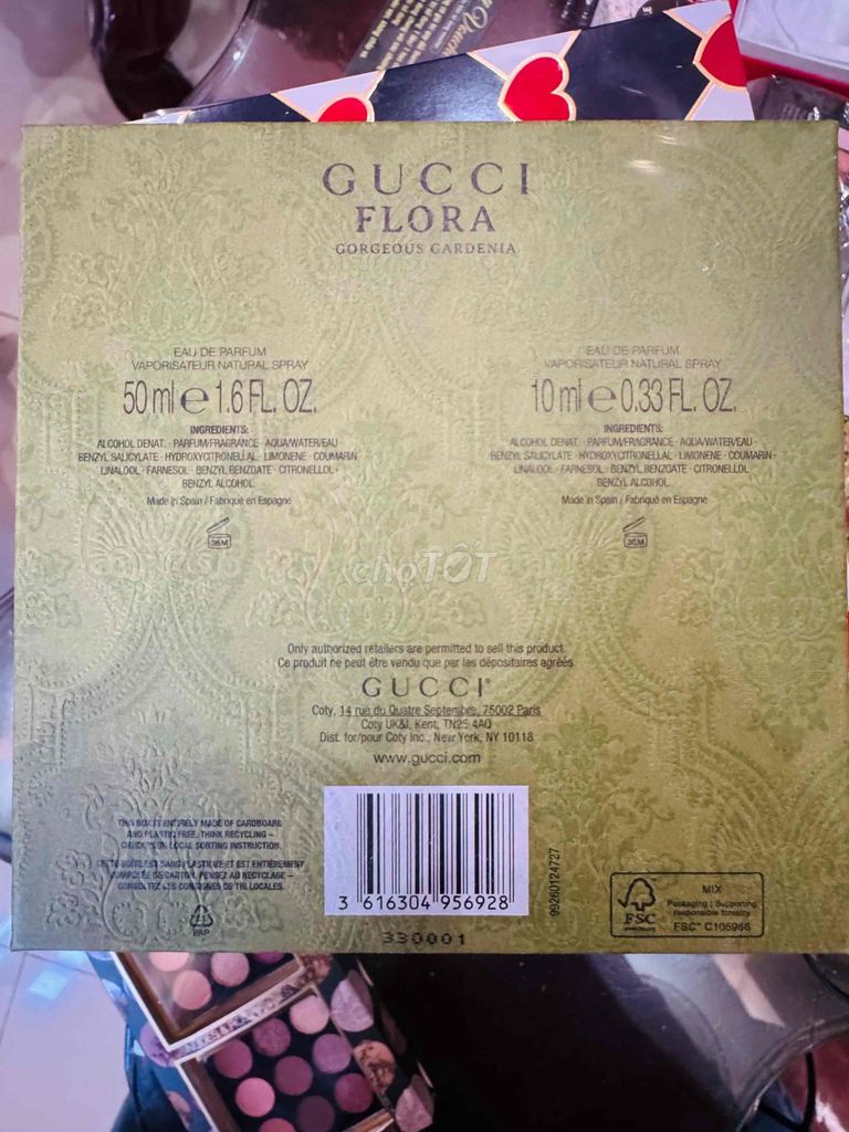 Set nước hoa Gucci Flora 50ml và 10ml lăn. Mua bán Nước hoa tại Huyện Thống Nhất Đồng Nai được đăng bởi vu thi ngoc tuyet hình 2