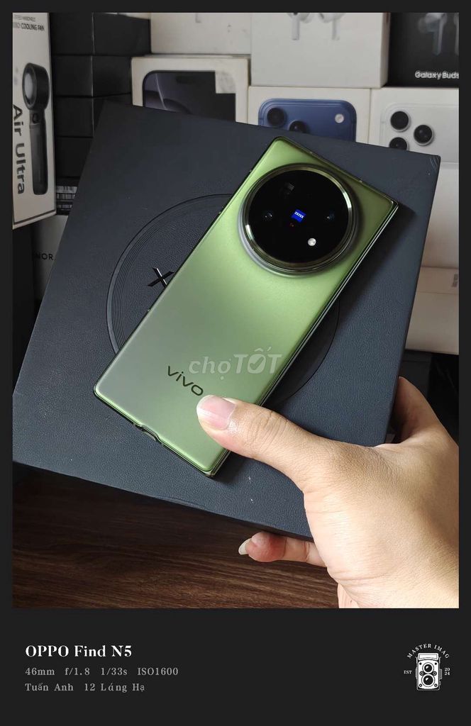 Vivo X Fold 5 256GB Xanh Green. Mua bán Điện thoại tại Quận Đống Đa Hà Nội được đăng bởi Tuấn Nguyễn hình 1