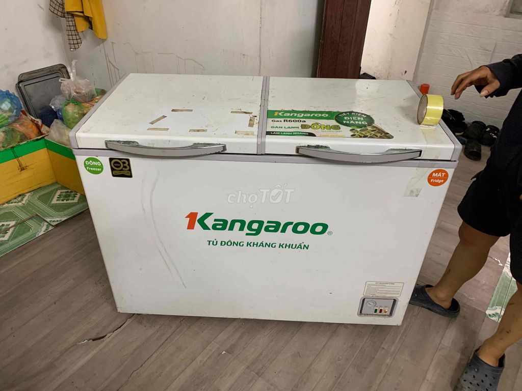THANH LÝ TỦ ĐÔNG KANGARO ZIN ĐẸP SỬ DỤNG TỐT. Mua bán Tủ lạnh tại Quận Nam Từ Liêm Hà Nội được đăng bởi Điện Lạnh Bách Khoa hình 1