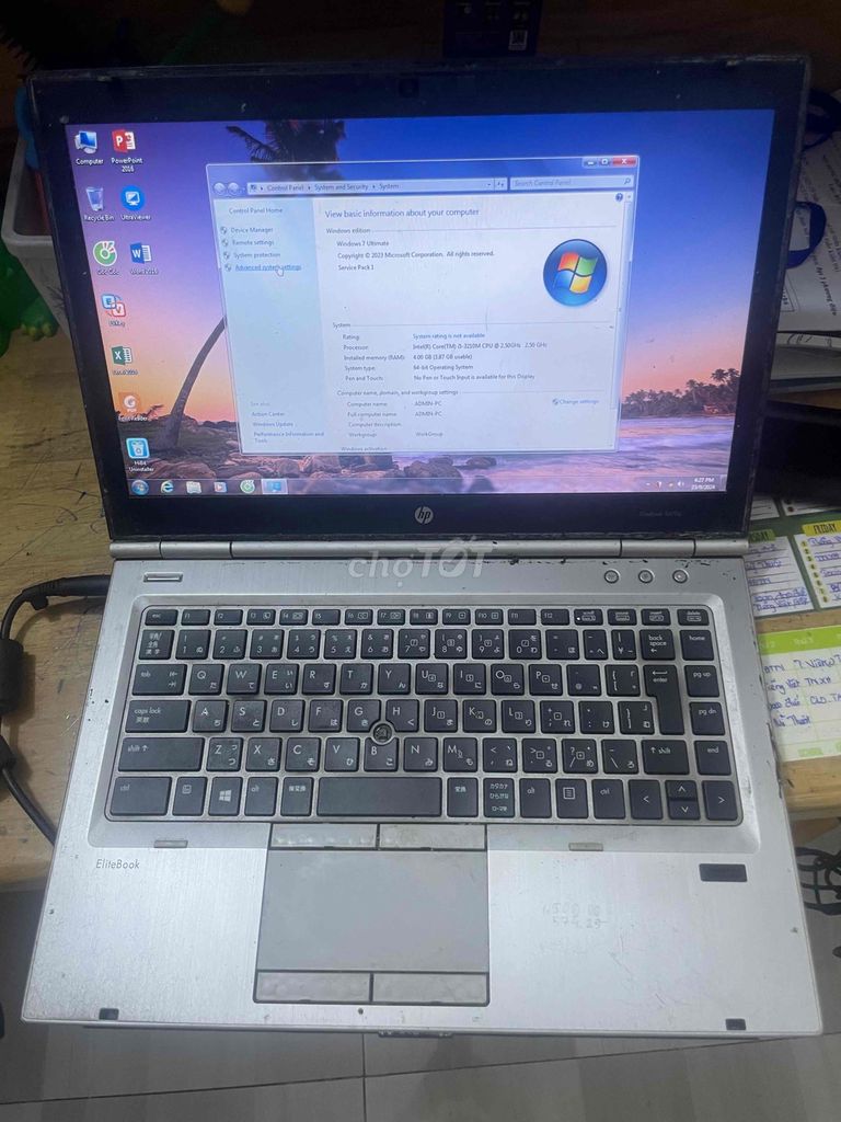 Laptop Hp 8470p i5 3210m ram 4g hdd 500bg