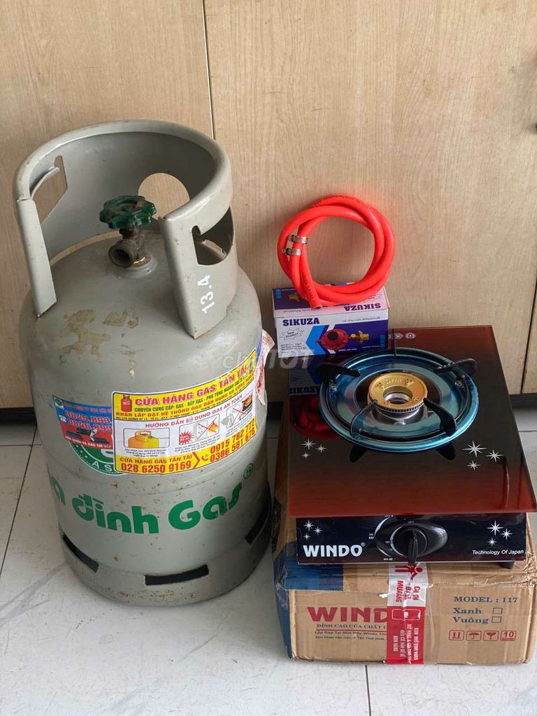 Trọn bộ bếp gas đơn mới 100%