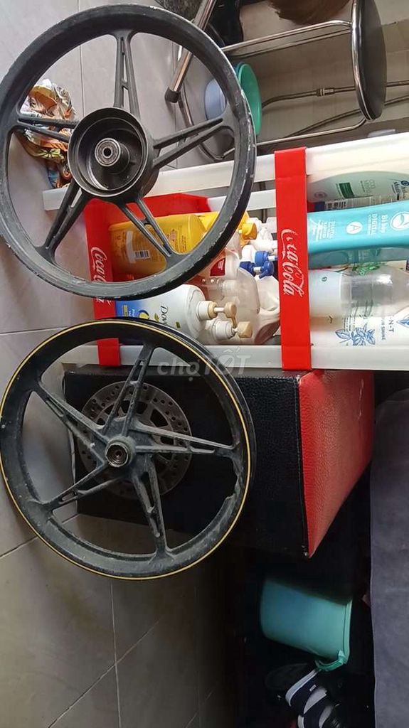 Vành xe máy hợp kim đen 5 chấu. Mua bán Phụ tùng xe tại Quận Ngũ Hành Sơn Đà Nẵng được đăng bởi Nguyễn Dương hình 6