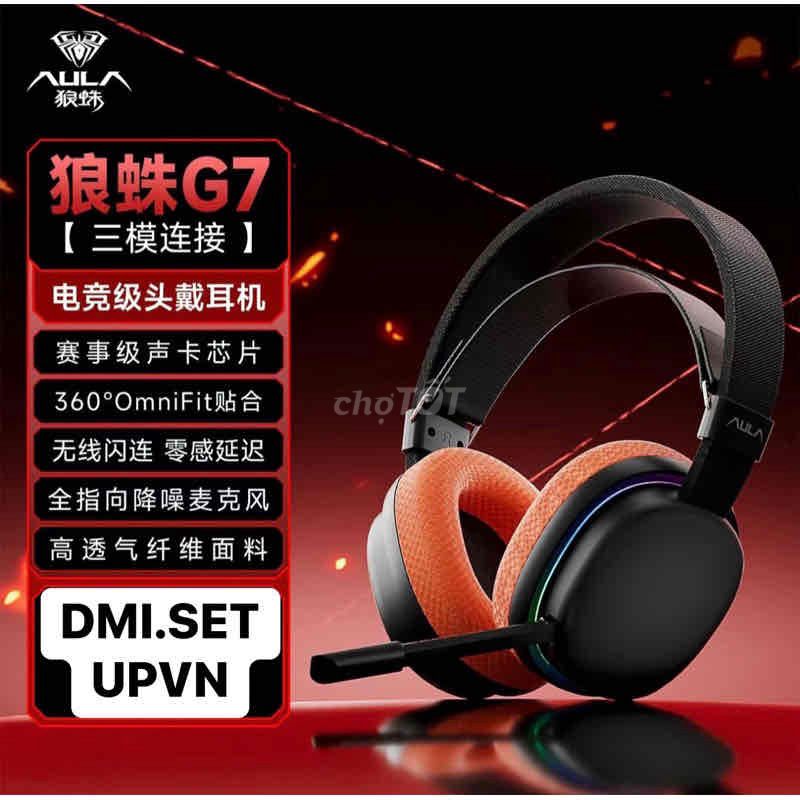 Tai nghe Aula G7 Đen 3 mode kết nối. Mua bán Tivi, Âm thanh tại Quận Thanh Khê Đà Nẵng được đăng bởi Nguyễn hình 1