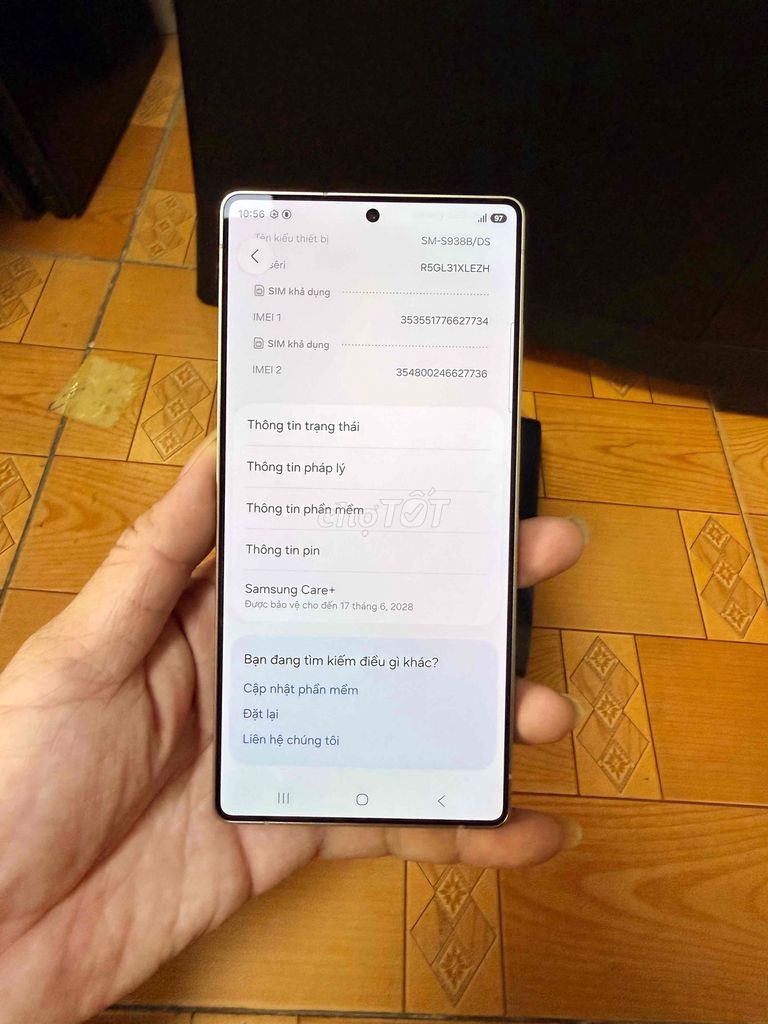 Samsung Galaxy S25 Ultra 256GB Xám Care+ 17-06-28. Mua bán Điện thoại tại Quận 6 Tp Hồ Chí Minh được đăng bởi Phương Nghi Mobille hình 1