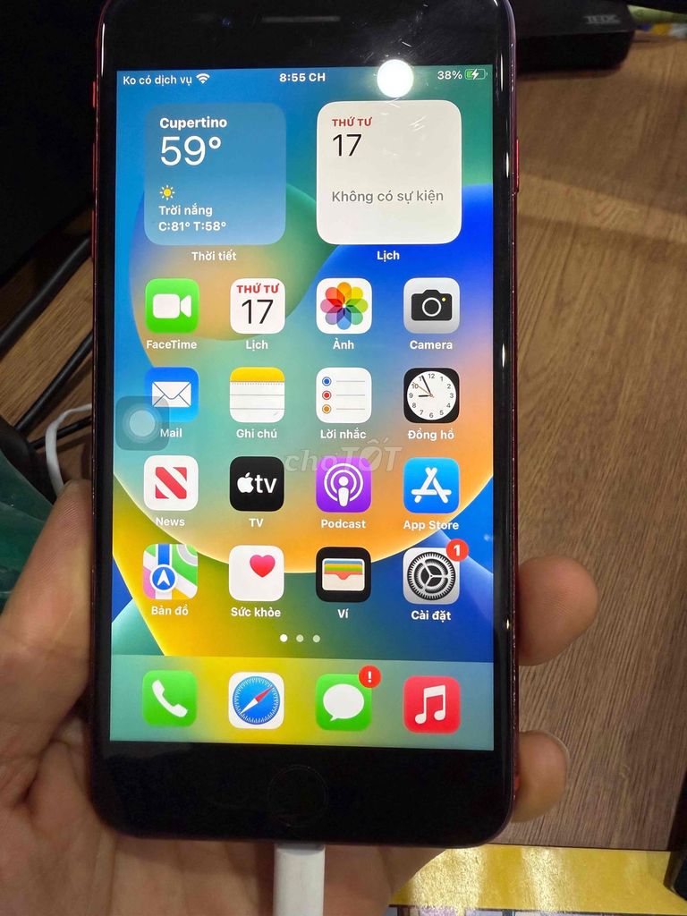 Apple iPhone 8 Plus 256GB ko dùng đc sim. Mua bán Điện thoại tại Quận Liên Chiểu Đà Nẵng được đăng bởi Trung Trần hình 1