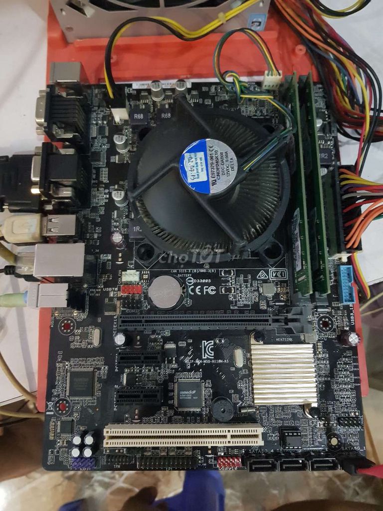 Combo main H110M - KS ko fe, cpu G4600 full cn.