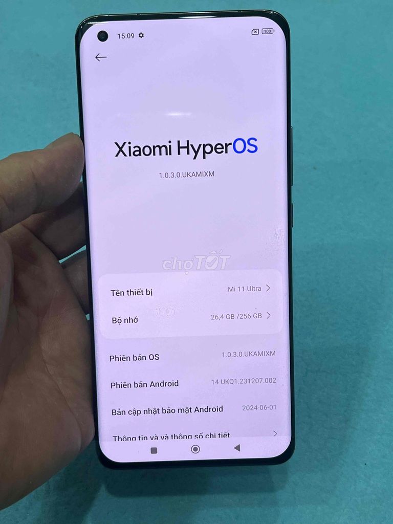 Xiaomi Mi 11 Ultra 8/256GB Đen. Mua bán Điện thoại tại Quận Hoàng Mai Hà Nội được đăng bởi Nguyennoi hình 1