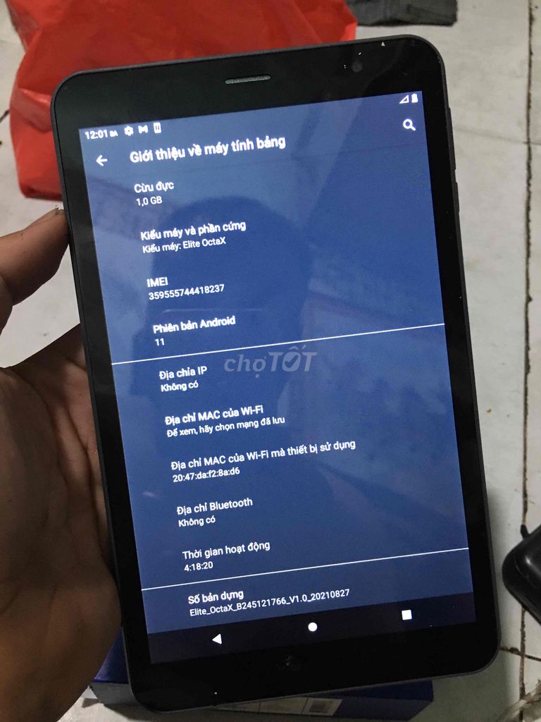 SKY Elite OctaX Android 11 Đen Như mới. Mua bán Máy tính bảng tại Quận Bình Tân Tp Hồ Chí Minh được đăng bởi chỉ bán màn zin hình 1