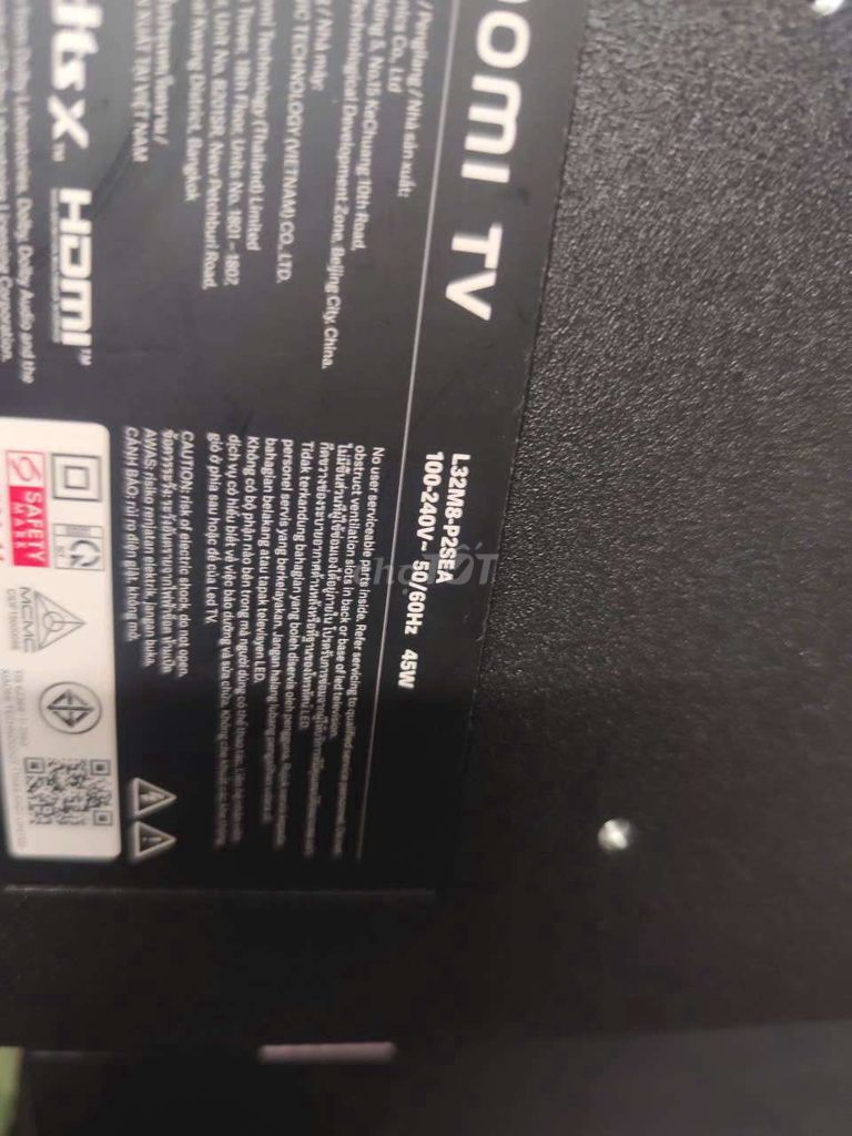 Tivi Xiaomi L32M8-P2SEA Đã qua sử dụng. Mua bán Tivi, Âm thanh tại Quận 11 Tp Hồ Chí Minh được đăng bởi ngao pha hình 1