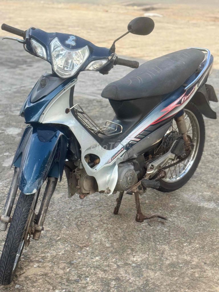 Мопед SYM Elegant 100cc сине-серебристый