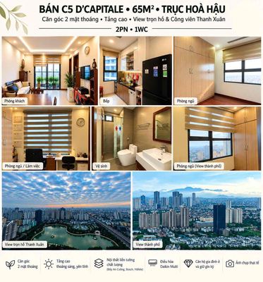 Căn hộ 65 m² · 3 PN · D'Capitale