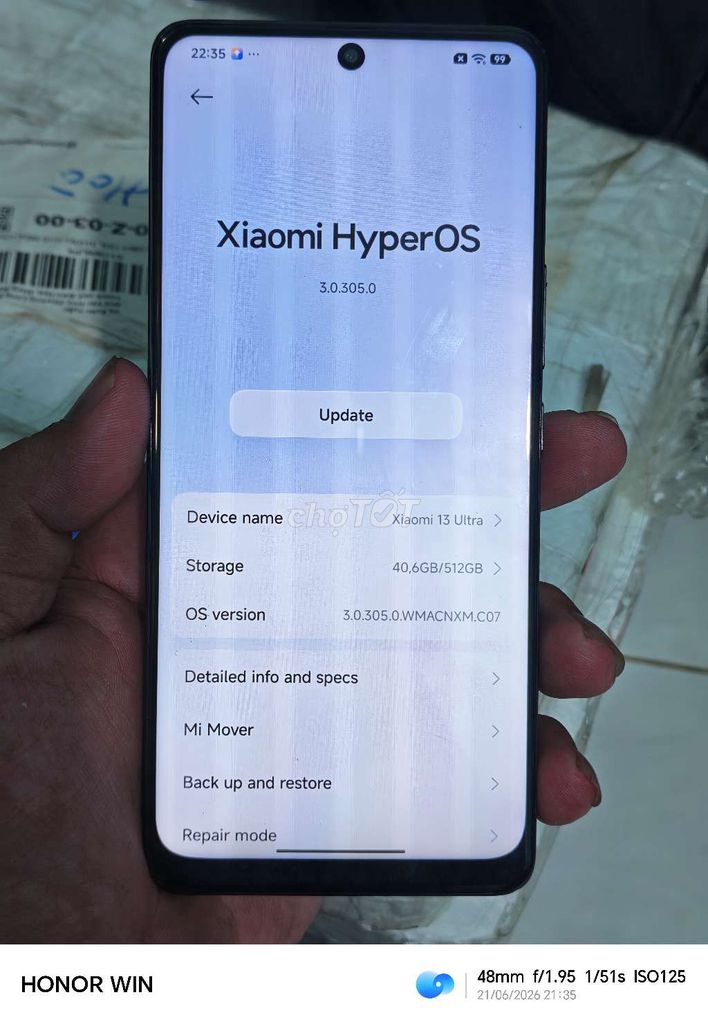 Xiaomi 13 Ultra 512GB Đen Sạc nhanh. Mua bán Điện thoại tại Thành phố Biên Hòa Đồng Nai được đăng bởi tuấn  hình 1