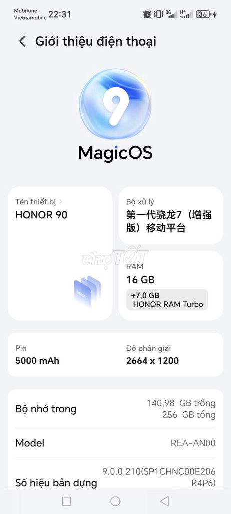 Honor 90 16GB/256GB Xanh lá. Mua bán Điện thoại tại Huyện Nhà Bè Tp Hồ Chí Minh được đăng bởi Trần Tuấn Vũ hình 1