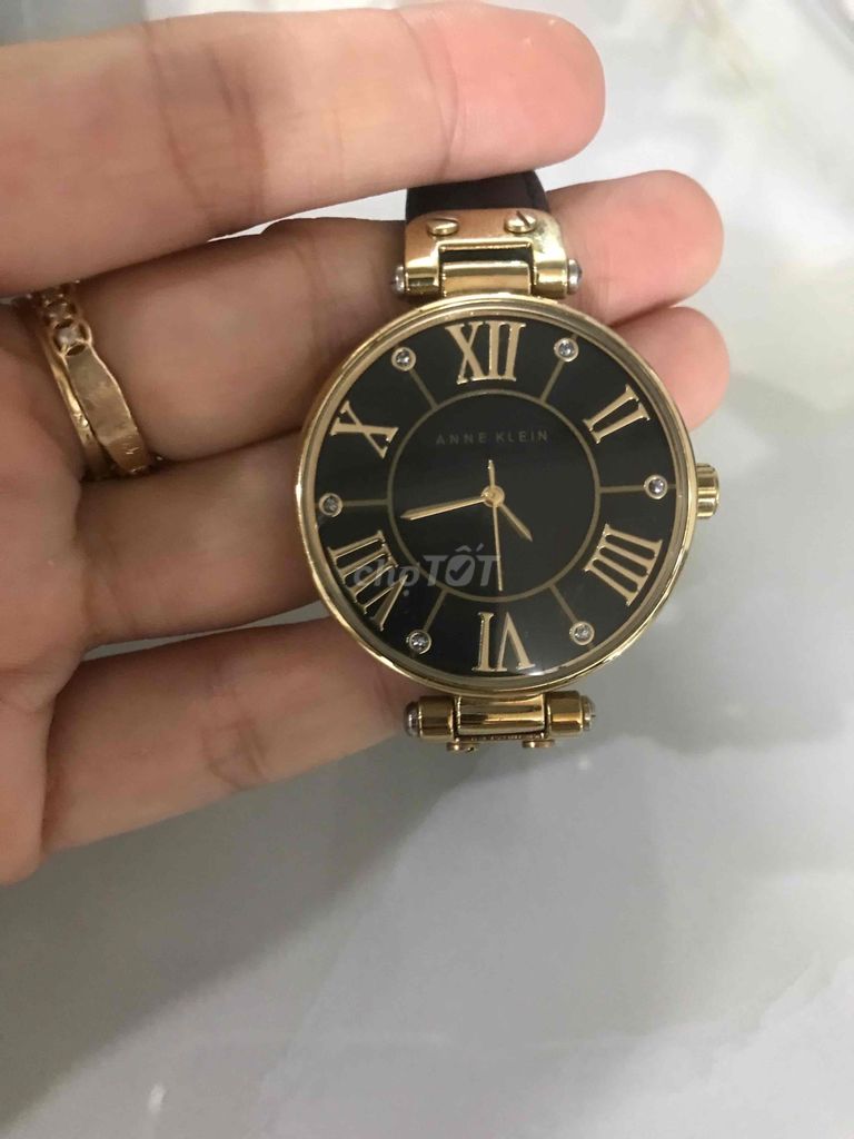 Đồng hồ Anne Klein Nữ Da Đen. Mua bán Đồng hồ tại Quận Kiến An Hải Phòng được đăng bởi Thu Hương hình 1