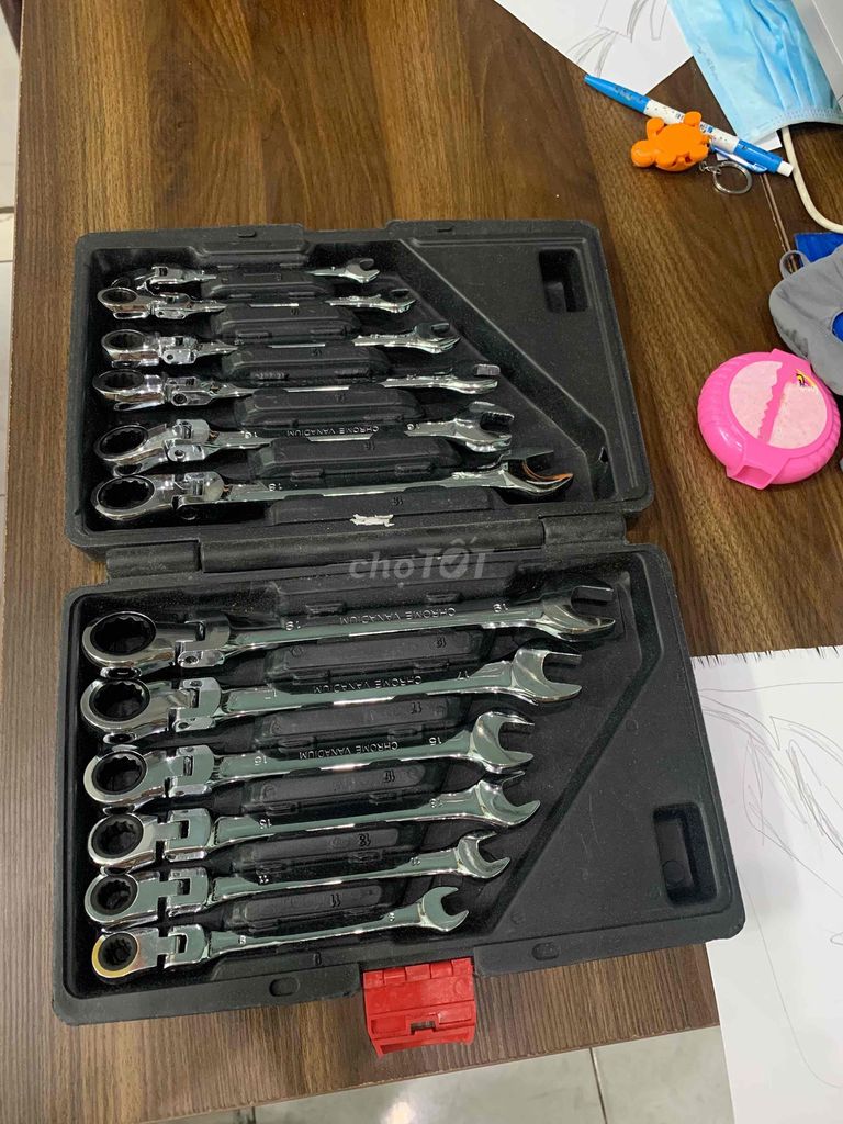 Bộ cờ lê Thép Chrome Vanadium Bạc. Mua bán Đồ chuyên dụng, Giống nuôi trồng tại Quận Tân Phú Tp Hồ Chí Minh được đăng bởi Nguyễn Thanh Hải hình 1
