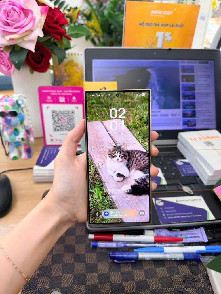 Samsung Galaxy S24 Ultra 256GB Vàng. Mua bán Điện thoại tại Quận 1 Tp Hồ Chí Minh được đăng bởi Minh phương hình 1